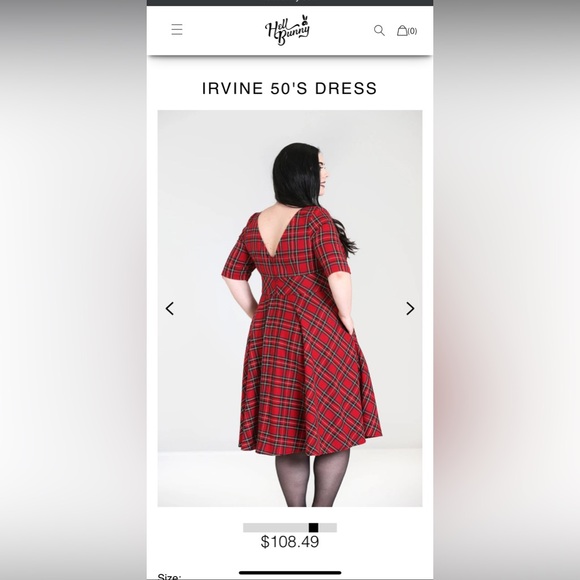 Hell Bunny Irvine 50’s dress - Picture 2 of 7